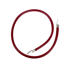 Cable para Baterías  1 m, Rojo, Calibre 2 AWG con Terminales de Ojo en Ambos Extremos