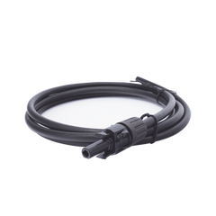 Cable Fotovoltaico 1.5 m, Negro, Calibre 10 AWG con Terminal MC4-H en un Extremo