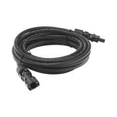 Cable Fotovoltaico 2.5 m, Negro, Calibre 10 AWG con Terminales MC4 en Ambos Extremos