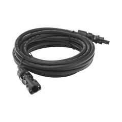 Cable Fotovoltaico 2.5 m, Negro, Calibre 10 AWG con Terminales MC4 en Ambos Extremos