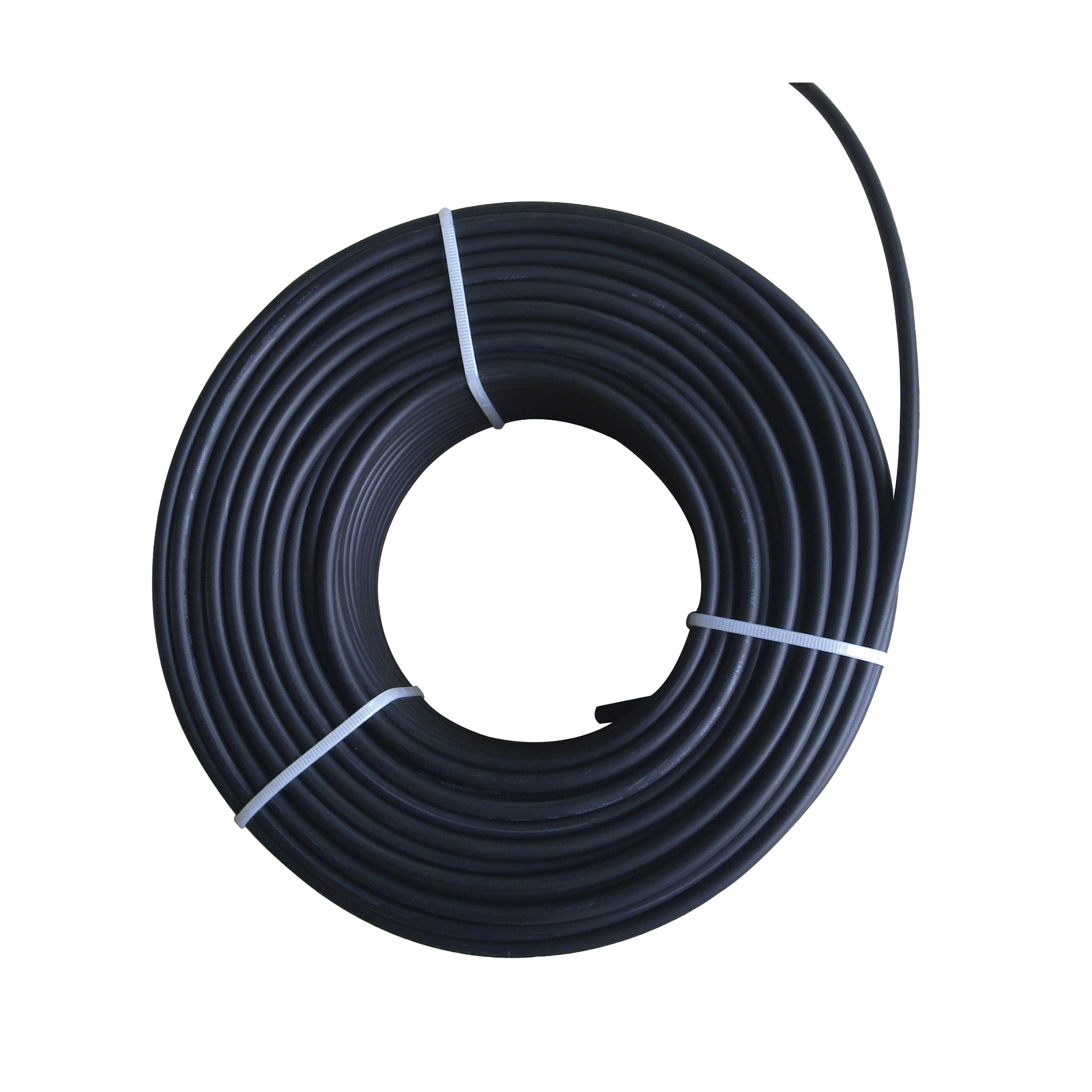 Cable Fotovoltaico Negro / 10 mm² ( 8 AWG) / Material COBRE /  2000V / Rollo de 50 metros.