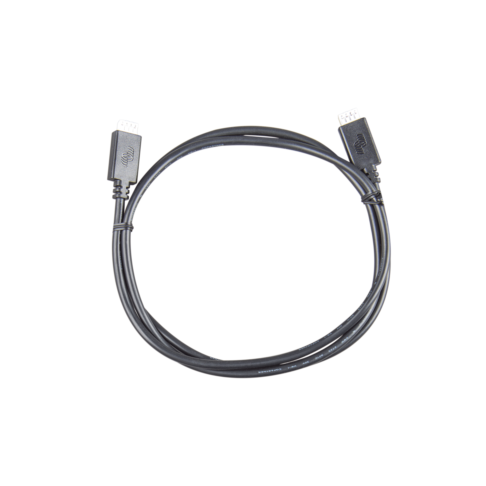 Cable de Comunicación  VE.Direct a VE.Direct para controladores Victron de 0.9 m