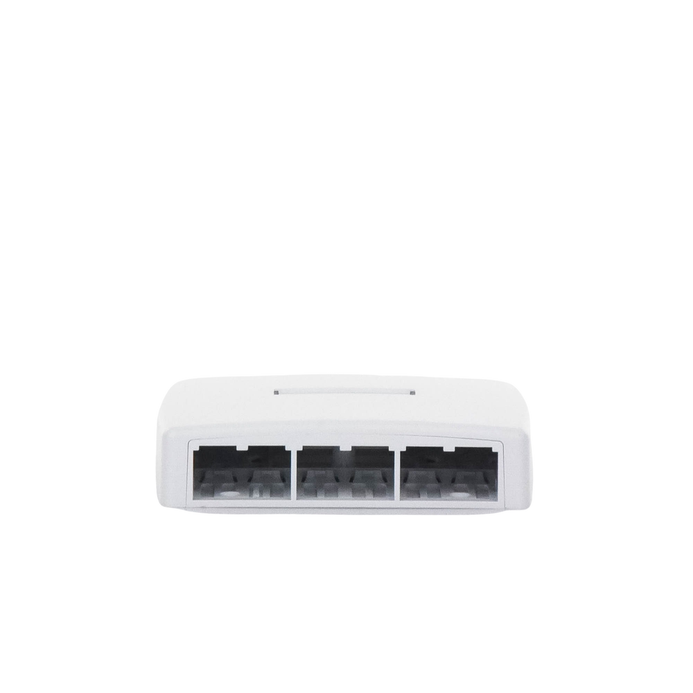 Caja de Montaje en Superficie, Para 6 Módulos Mini-Com, Color Blanco
