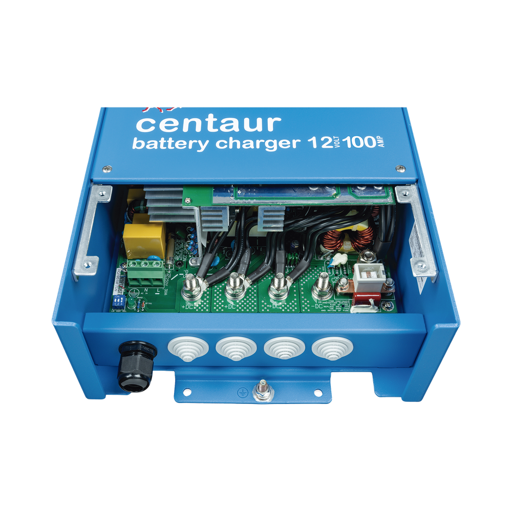 Centaur 12/100 / Cargador de Baterías 12V, 100A / Para Ambientes Marinos y Terrestres. /  Bancos de 240 a 600 Ah