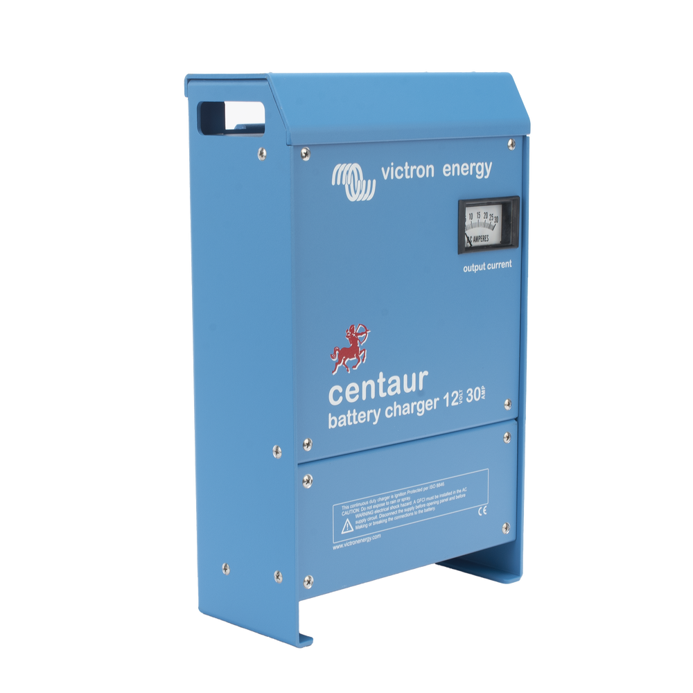 Cargador de Batería Centaur / Tecnología de Alta Frecuencia / Modelos 12-24 VDC / Carga 3 Etapas / 3 Salidas / Protección IP21