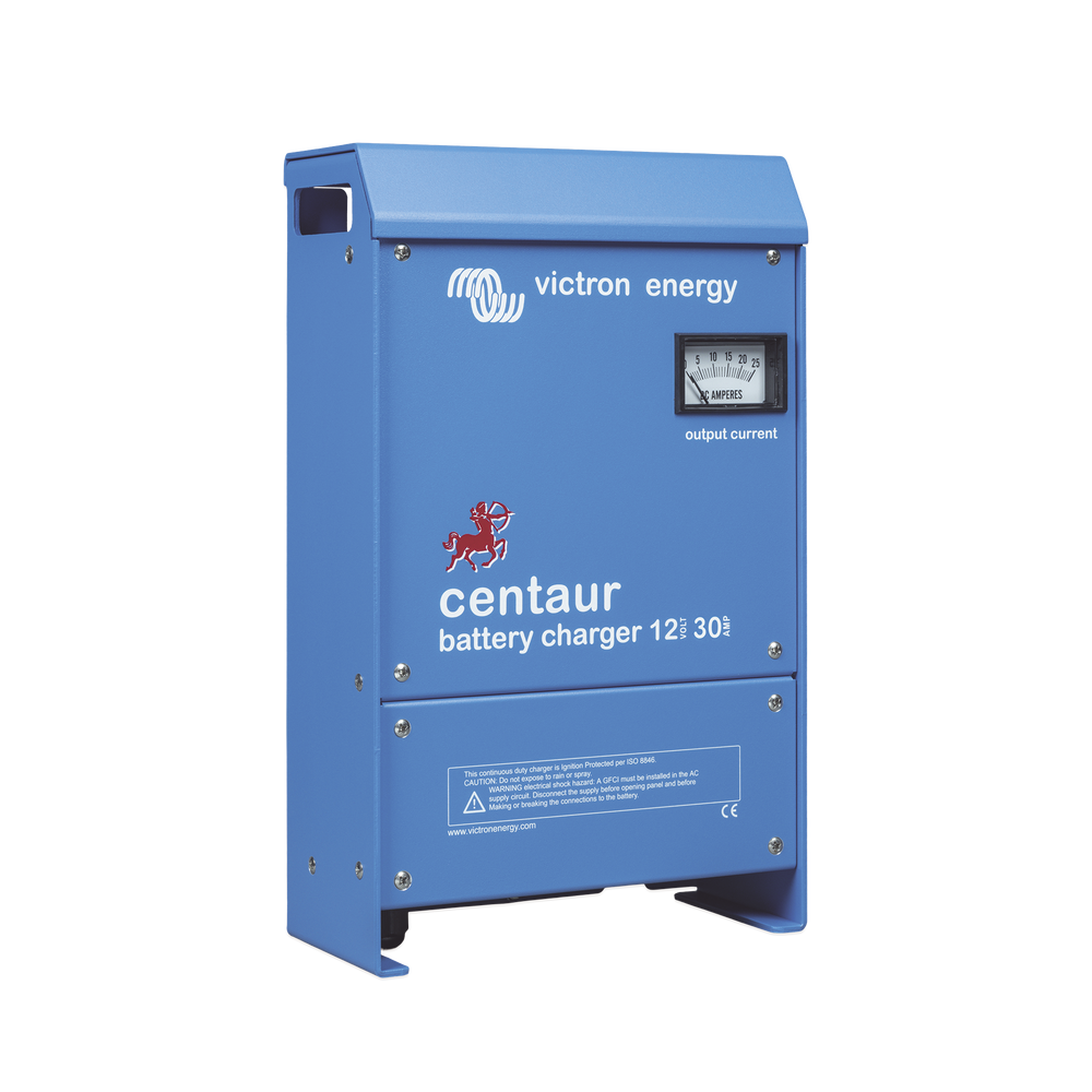 Cargador de Batería Centaur / Tecnología de Alta Frecuencia / Modelos 12-24 VDC / Carga 3 Etapas / 3 Salidas / Protección IP21