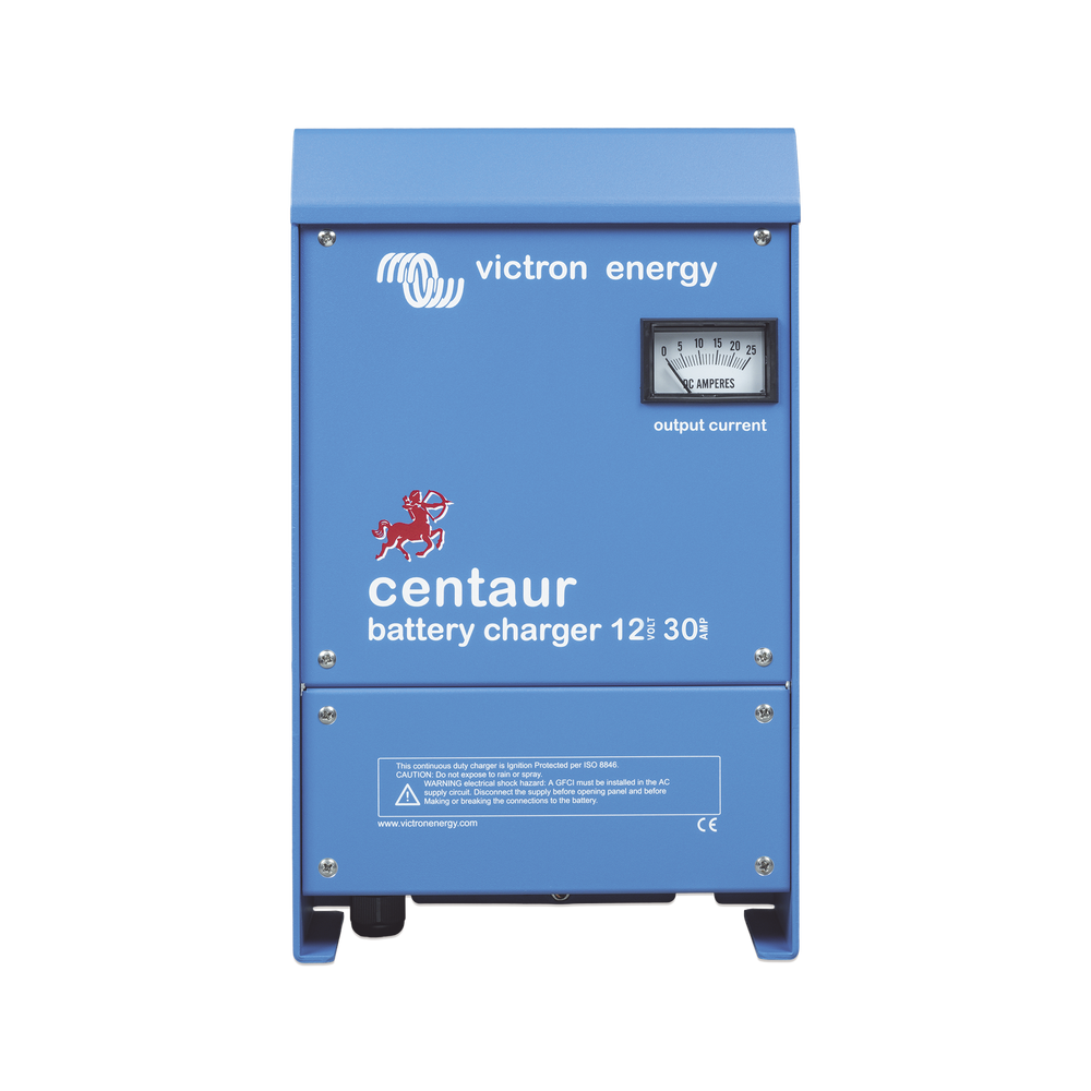 Cargador de Batería Centaur / Tecnología de Alta Frecuencia / Modelos 12-24 VDC / Carga 3 Etapas / 3 Salidas / Protección IP21