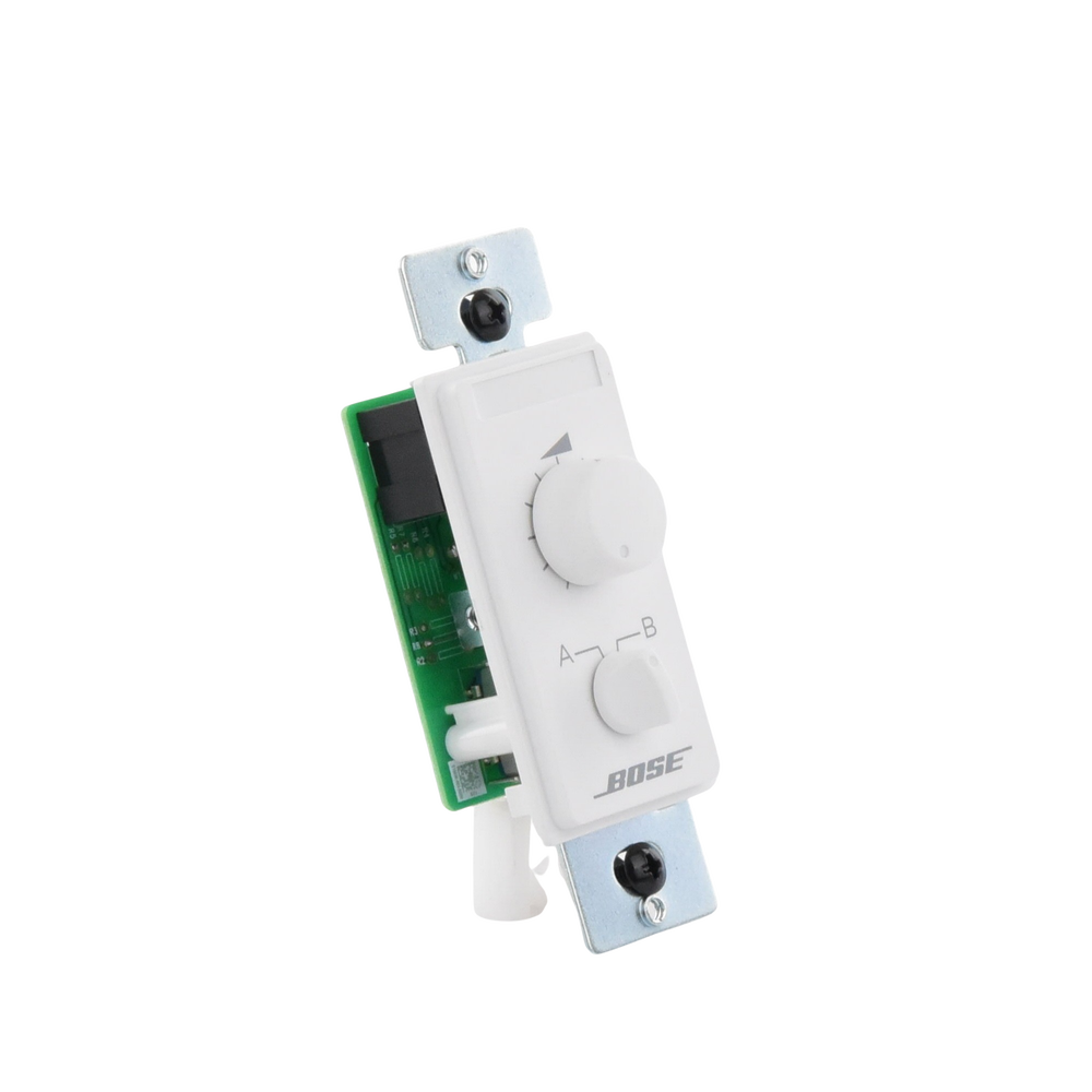 Contolador de Volumen y Selector de fuente 2 pasos | Compatible con Amplificadores Freespace, Veritas y Powerspace+ | Blanco