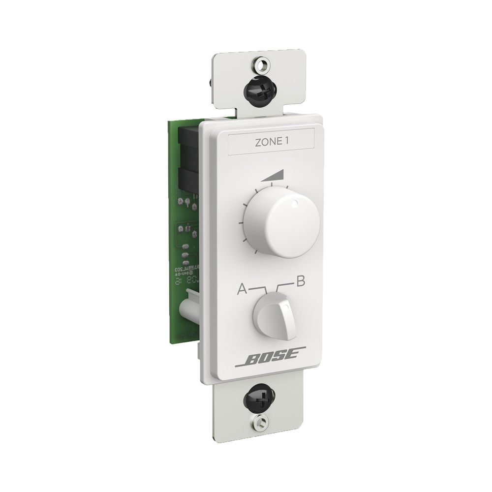 Contolador de Volumen y Selector de fuente 2 pasos | Compatible con Amplificadores Freespace, Veritas y Powerspace+ | Blanco