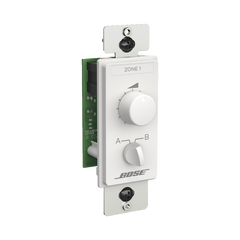 Contolador de Volumen y Selector de fuente 2 pasos | Compatible con Amplificadores Freespace, Veritas y Powerspace+ | Blanco