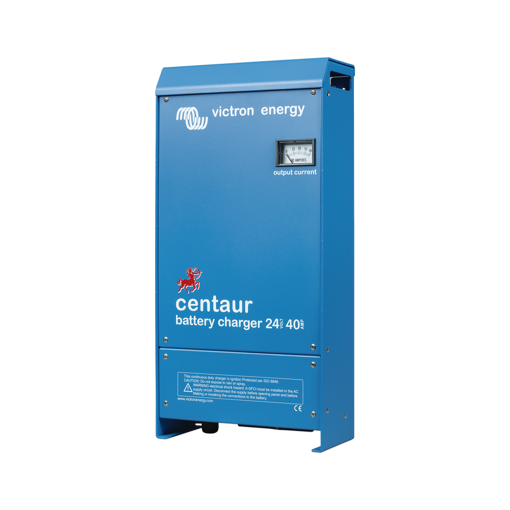 Centaur 24/40 / Cargador de Baterías 24V, 40A / Para Ambientes Marinos y Terrestres. /  Bancos de 160 a 400 Ah
