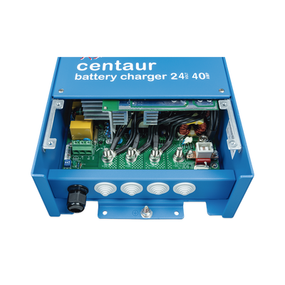 Centaur 24/40 / Cargador de Baterías 24V, 40A / Para Ambientes Marinos y Terrestres. /  Bancos de 160 a 400 Ah