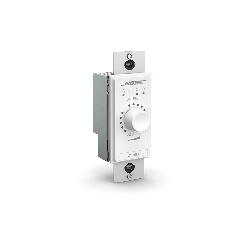 Control de volumen Digital | Selector de Fuente de Audio (A/B/C/D) | ControlCenter | Blanco