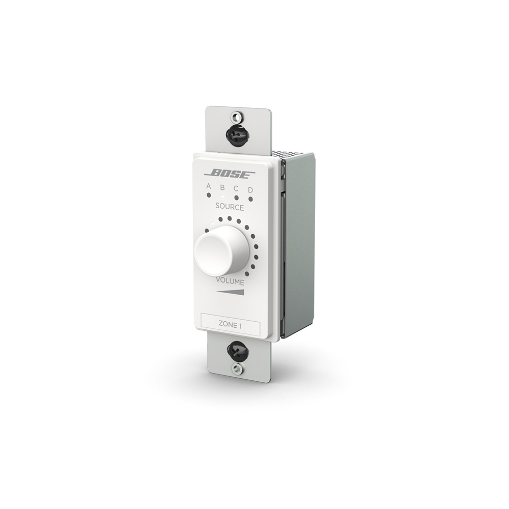Control de volumen Digital | Selector de Fuente de Audio (A/B/C/D) | ControlCenter | Blanco