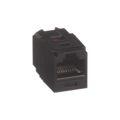 Módulo Acoplador RJ45 a RJ45, Mini-Com, Categoría 6, Color Negro