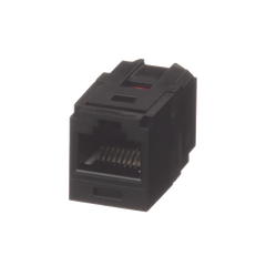 Módulo Acoplador RJ45 a RJ45, Mini-Com, Categoría 6, Color Negro