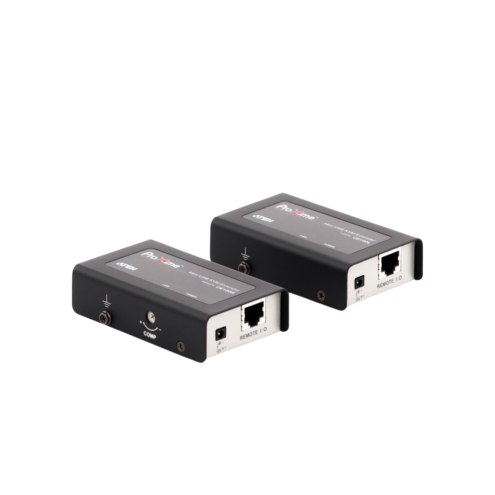 Extensor KVM USB | Acceso remoto PC | Hasta 100 m Cat5e | 1920x1200 | Protección ESD | Ajuste deskew