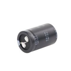 Capacitor Electrolítico de Aluminio, Radial de 470 µFd, 250 Vcc, 105 °C, 25 x 40 mm.