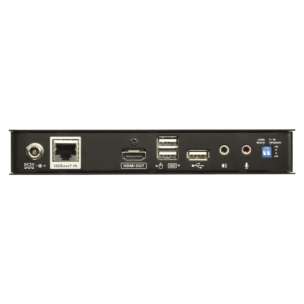 Kit Extensor KVM | 100m  | Conector HDMI | HDBaseT™ | Resolución 4K | USB 2.0 | Audio Estéreo