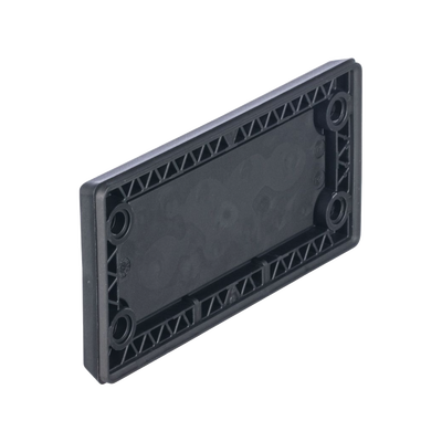 Pasacables Rectangular de Membrana, IP66, 3.39" x 1.42", 12 orificios, para Cables no Terminados. Color Negro