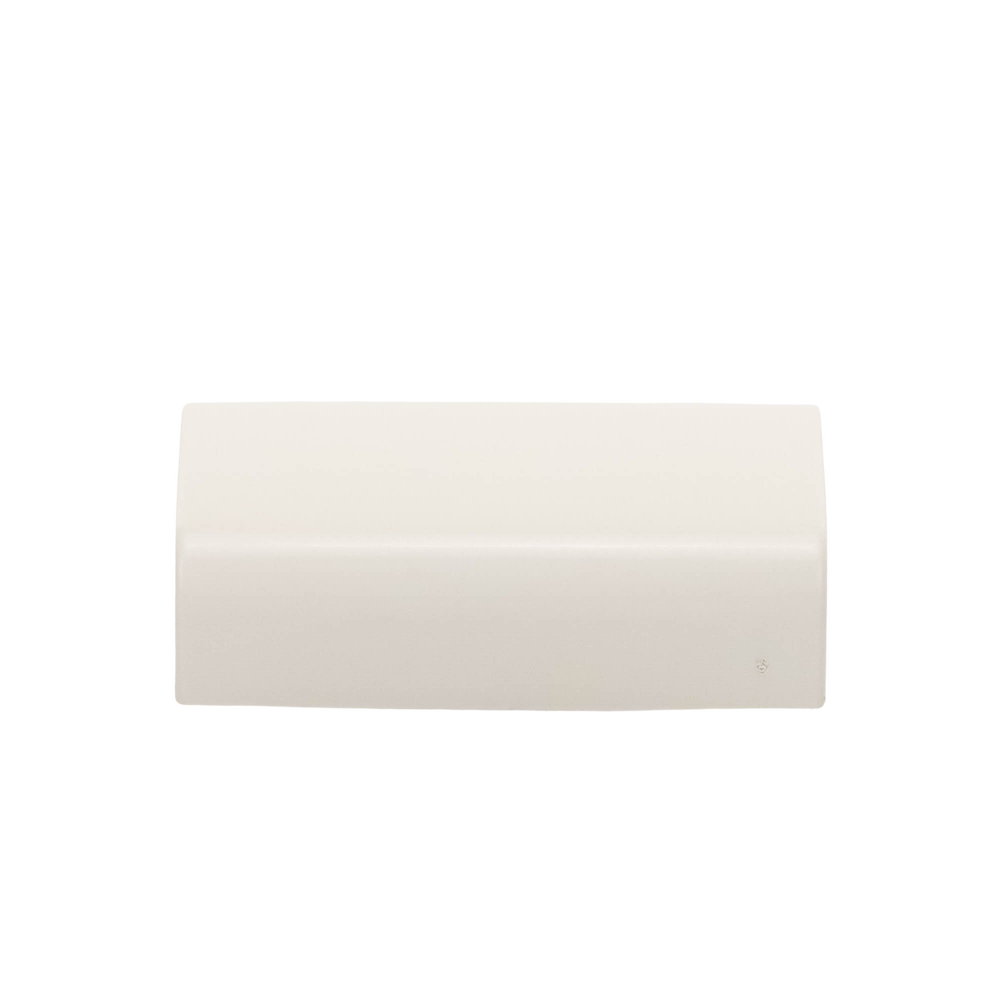 Unión recta, para uso con canaleta LD5, material ABS, Color Blanco Mate