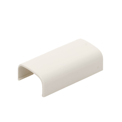 Unión recta, para uso con canaleta LD5, material ABS, Color Blanco Mate