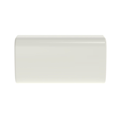 Unión recta, para uso con canaleta LD5, material ABS, Color Blanco Mate