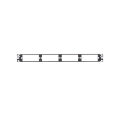 Patch Panel de Fibra Óptica, Para 4 Placas Acopladoras FAP o FMP, Color Negro, 1UR