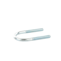 Abrazadera tipo U de 1/2", con acabado Electro Zinc, no incluye tuercas y arandelas
