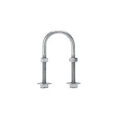 Abrazadera tipo U de 3/4", con acabado Electro Zinc, no incluye tuercas y arandelas