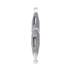Conector de refacción para cadena de riel tipo T.