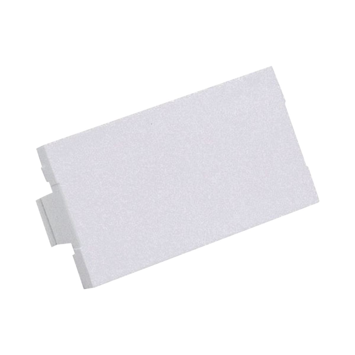 Módulo de Tapa Ciega (Inserto Ciego), de 1/3, Color Blanco Mate, 1 Pieza