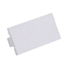 Módulo de Tapa Ciega (Inserto Ciego), de 1/3, Color Blanco Mate, 1 Pieza