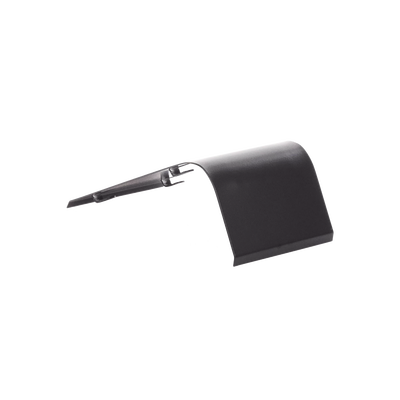 Bajada para cable de 100 mm de ancho, con baño de pintura epóxica en color NEGRO