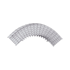 Curva Pre-Fabricada Horizontal de 90° con medidas de 54 mm de Peralte y 200 mm Ancho (54/200 mm)
