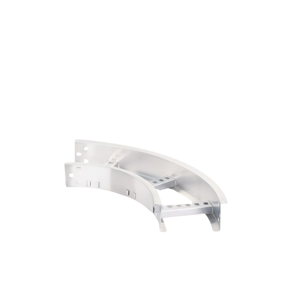 Curva Horizontal de Aluminio de 90° Perfil Z / Peralte 3 1/4" / Ancho 6" / Radio 8" / Incluye Tornillería (CHC90EZ314R8X6AK)