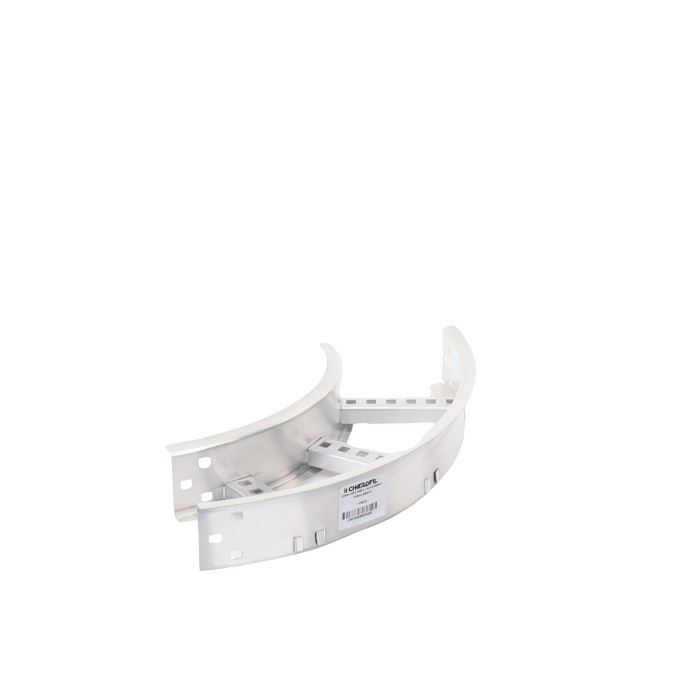 Curva Horizontal de Aluminio de 90° Perfil Z / Peralte 3 1/4" / Ancho 6" / Radio 8" / Incluye Tornillería (CHC90EZ314R8X6AK)