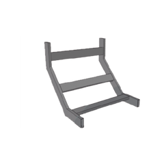 (CHCVIT1X12EPK) CURVA VERTICAL INTERIOR TUBULAR 1.5 DE PERALTE X 12 ANCHO PINT EPOx COLOR NEGRO, INCLUYE COPLes y tornilleria