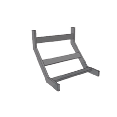 (CHCVIT1X12EPK) CURVA VERTICAL INTERIOR TUBULAR 1.5 DE PERALTE X 12 ANCHO PINT EPOx COLOR NEGRO, INCLUYE COPLes y tornilleria