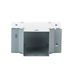 Derivación "T" horizontal 100 x 100 mm (3.94 x 3.94 pulg.), fabricado en lámina de acero al carbón