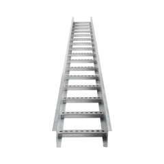 Escalera de Aluminio Portacables / Perfil Z / Peralte 3 1/4" /Paso 9" / Ancho 12" / 3.66 metros / Capacidad Máx. 274 Cables / Incluye Cople Union y Tornillería (CHEZ314P9X12AK)