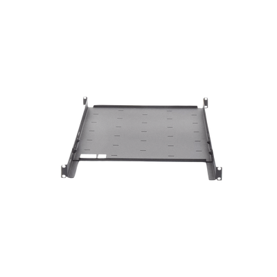 Charola Ajustable para Rack de 19" de 4 postes de 1 Unidad de Espacio. Profundidad de 633 a 816 mm