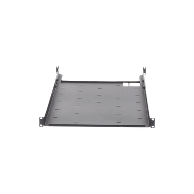 Charola Ajustable para Rack de 19" de 4 postes de 1 Unidad de Espacio. Profundidad de 633 a 816 mm