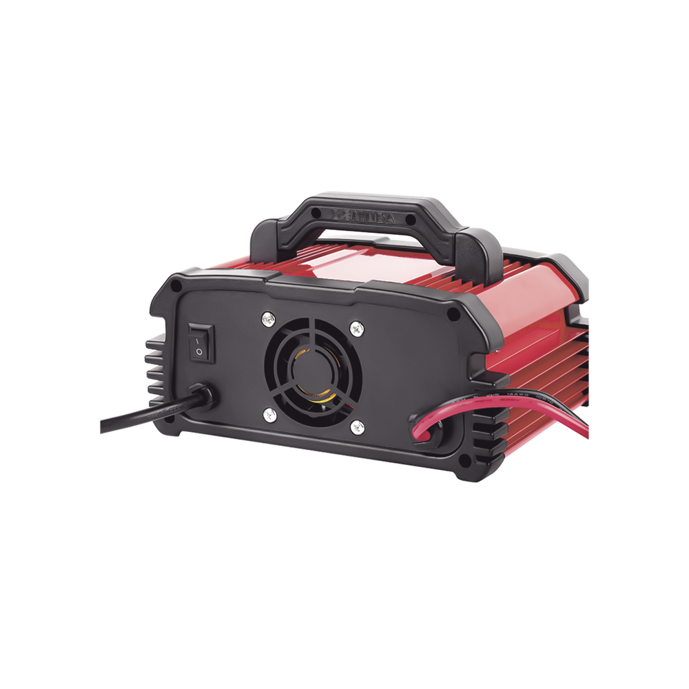 Cargador de Baterías / 12 o 24 Vcc / hasta 250 Ah / 25 A / Display LCD