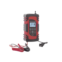 Cargador de Baterías / 12 o 24 Vcc / hasta 40 Ah / 4, 6 o 8 A / Display LCD