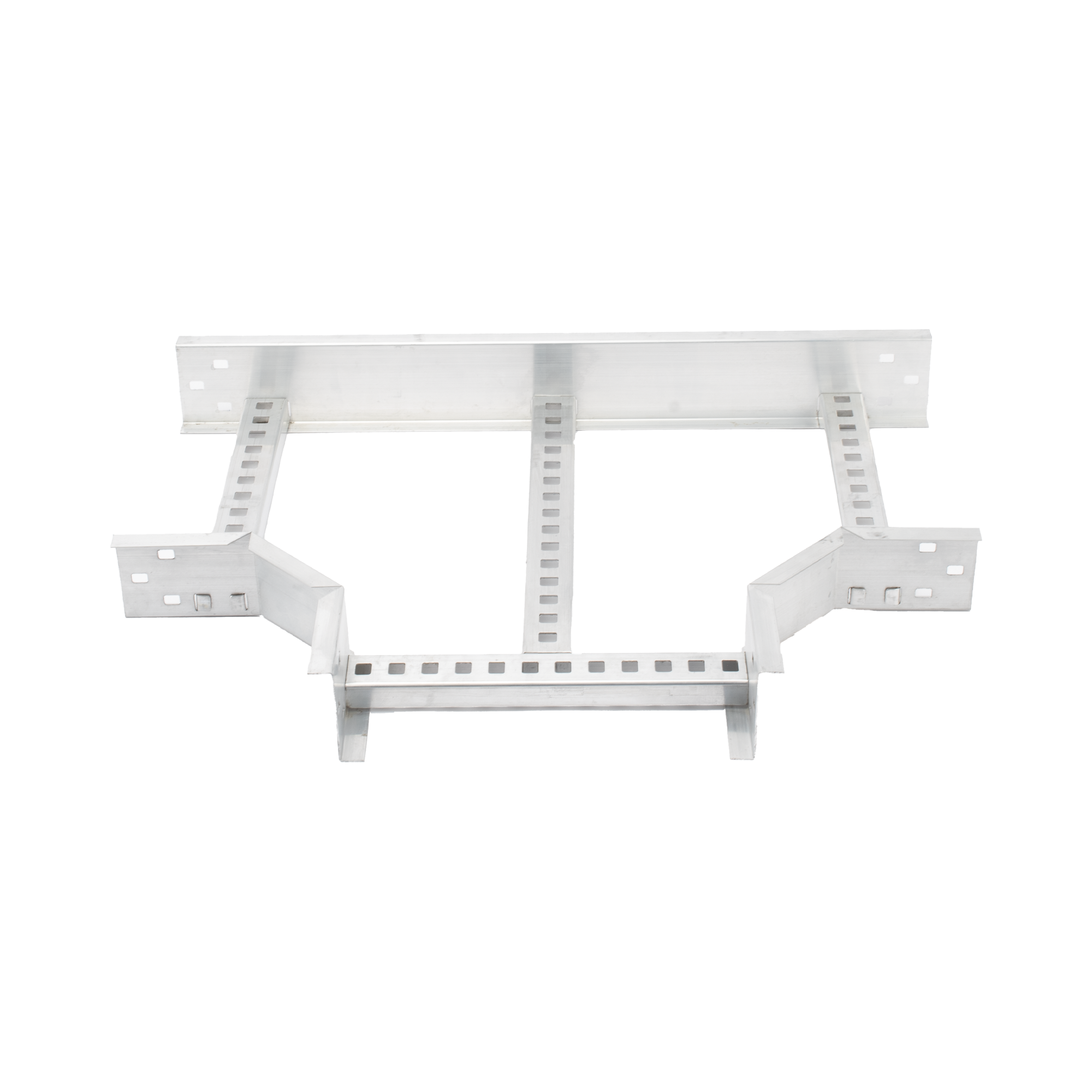 Derivación "T" Horizontal de Aluminio Perfil Z / Peralte 3 1/4" / Ancho 12"/ Radio 8" / Incluye Tornillería (CHTHEZ314R8X12AK)