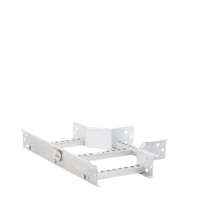 Derivación "T" Horizontal de Aluminio Perfil Z / Peralte 3 1/4" / Ancho 9"/ Radio 8" / Incluye Tornillería (CHTHEZ314R8X9AK)
