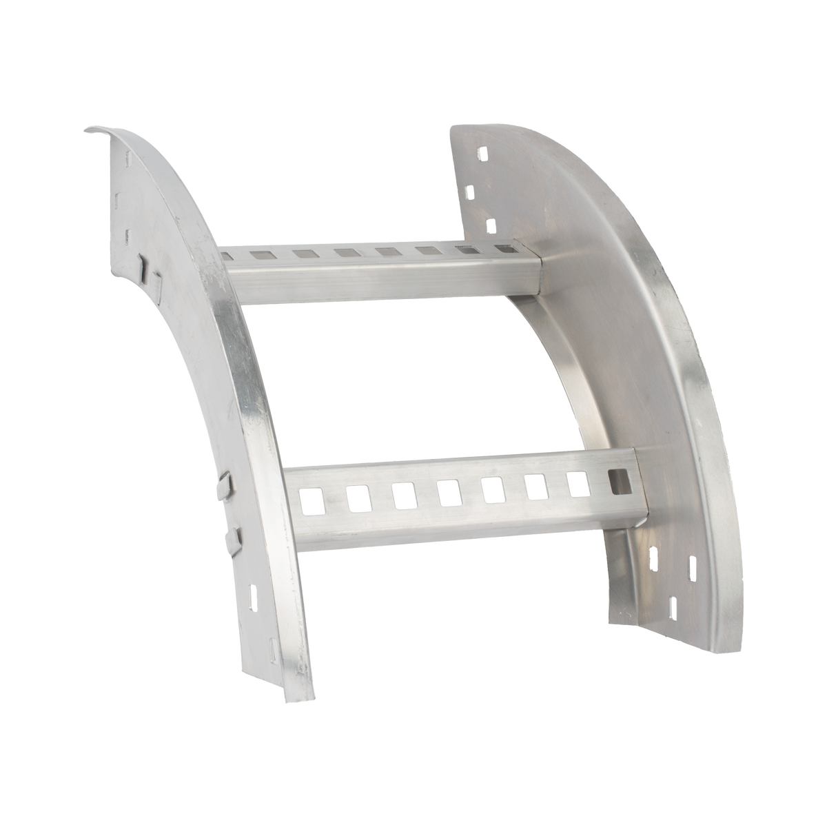 Curva Vertical Exterior de Aluminio de 90° Perfil Z / Peralte 3 1/4" / Ancho 12" / Radio 8" / Incluye Tornillería (CHVE90EZ314R8X12AK)