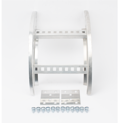 Curva Vertical Exterior de Aluminio de 90° Perfil Z / Peralte 3 1/4" / Ancho 9" / Radio 8" / Incluye Tornillería (CHVE90EZ314R8X9AK)