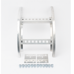 Curva Vertical Exterior de Aluminio de 90° Perfil Z / Peralte 3 1/4" / Ancho 9" / Radio 8" / Incluye Tornillería (CHVE90EZ314R8X9AK)